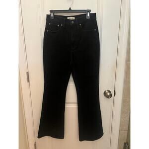 Madewell Women's The Perfect Vintage Flare Jean 27 Black High Waisted Boho 70's